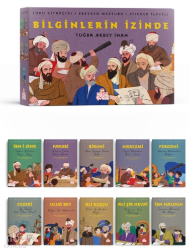 Bilginlerin İzinde (10 Kitap);Soru Kitapçığı + Ebeveyn Mektubu + Stick