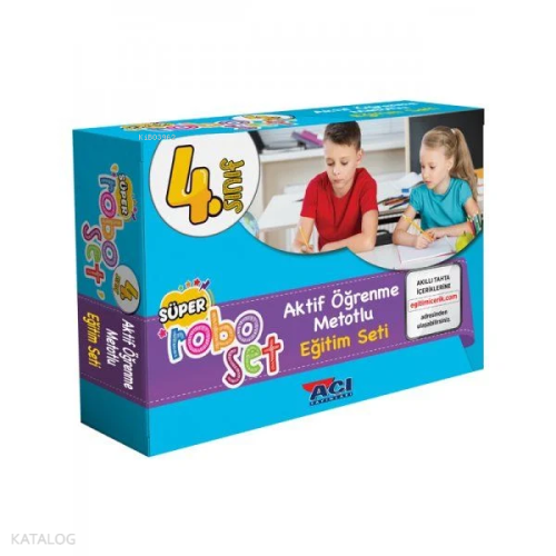 Bilgiseli Yayınları 4.Sınıf Süper Roboset Aktif Öğrenme Metotlu Eğitim Seti