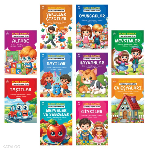 Bilmece Boyamaca ( 10 Kitap Takım )