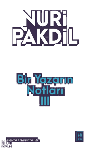 Bir Yazarın Notları 3