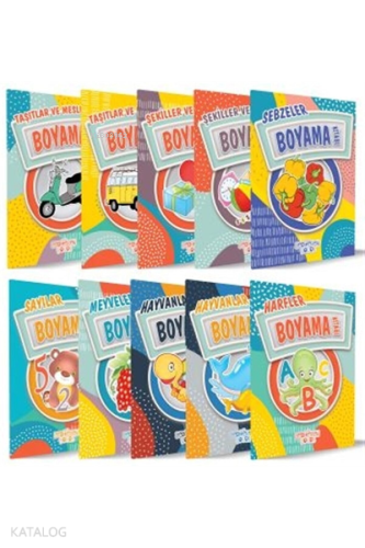 Boyama Kitapları (10 Kitap Takım)