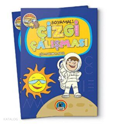 Boyamalı Kalın Çizgi Çalışması 1 | benlikitap.com