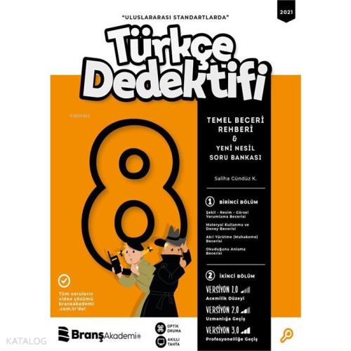 Branş Akademi Yayınları 8. Sınıf Türkçe Dedektifi Soru Bankası 2021 | 