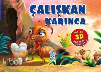 Çalışkan Karınca;Pop-Up 3D Hareketli Kitap