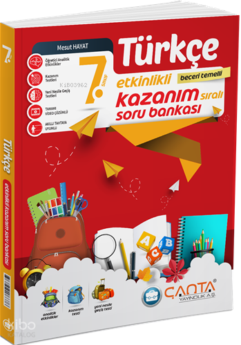 Çanta 7. Sınıf Kazanım Türkçe Soru Bankası | benlikitap.com