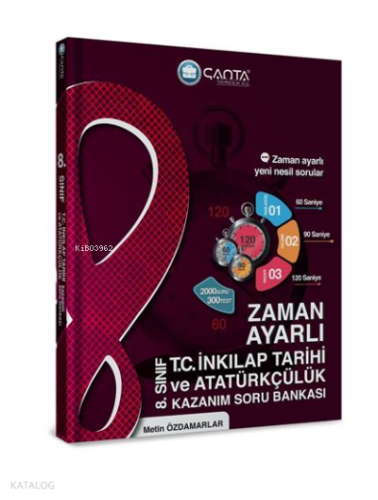 çanta 8. Sınıf T.C. İnkılap Tarihi ve Atatürkçülük Zaman Ayarlı Kazanı