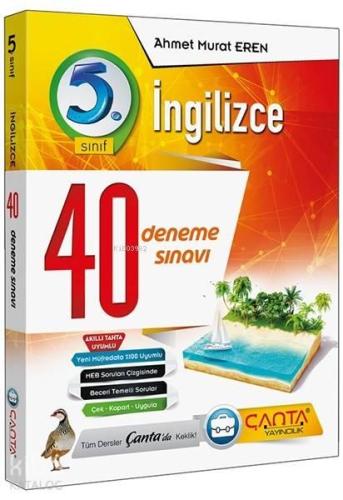 Çanta Yayınları 5. Sınıf İngilizce 40 Deneme Sınavı Çanta | benlikitap