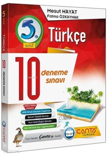Çanta Yayınları 5. Sınıf Türkçe 10 Deneme Sınavı Çanta | benlikitap.co