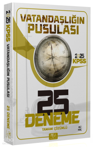 CBA Yayınları 2025 KPSS Vatandaşlık Vatandaşlığın Pusulası 25 Deneme Ç