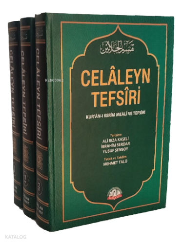 Celaleyn Tefsiri Tercümesi Kuran-ı Kerim Meali ve Tefsiri
