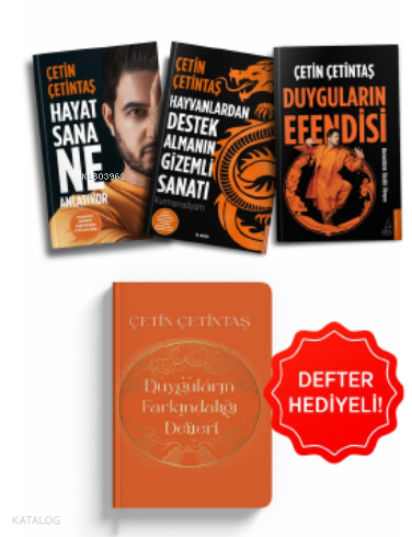 Çetin Çetintaş Kitap Seti Defter Hediyeli (3 Kitap)