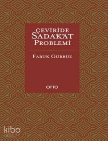 Çeviride Sadakat Problemi (Ciltli)