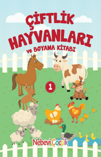 Çiftlik Hayvanları ve Boyama Kitabı – 1 | benlikitap.com