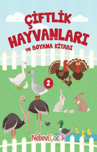 Çiftlik Hayvanları ve Boyama Kitabı – 2 | benlikitap.com