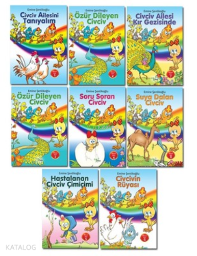 Civciv Ailesi Seti - 8 Kitap Takım