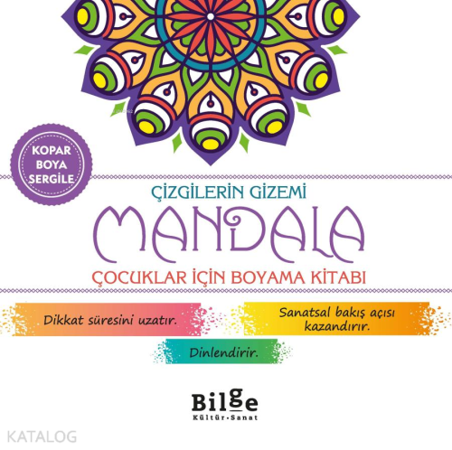 Çizgilerin Gizemi - Mandala;Çocuklar İçin Boyama Kitabı