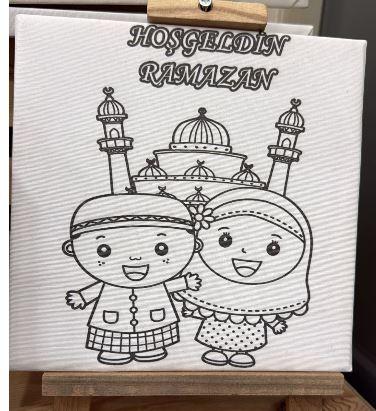 Ramazan 20x20 Tuval Boyama Seti (Kod003)
