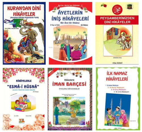 Çocuklar İçin Dini Hikayeler Seti (6 Kitap) | benlikitap.com