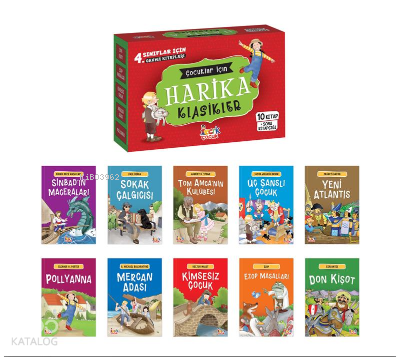 Çocuklar için Harika Klasikler (10 Kitap + Soru Kitapçığı) | benlikita