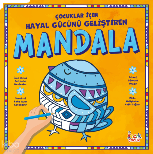 Çocuklar İçin Hayal Gücünü Geliştiren Mandala | benlikitap.com