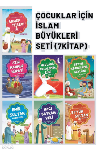 Çocuklar İçin İslam Büyükleri Seti (7 Kitap) | benlikitap.com