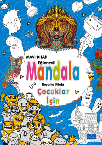 Çocuklar İçin Mandala - Mavi | benlikitap.com