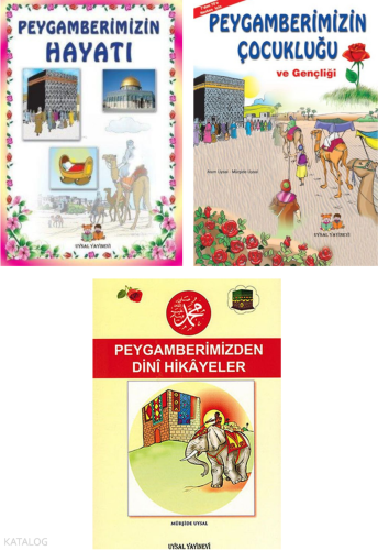 Çocuklar İçin Peygamberimizin Hayatı ve Hikayeleri (3 Kitap) | benliki