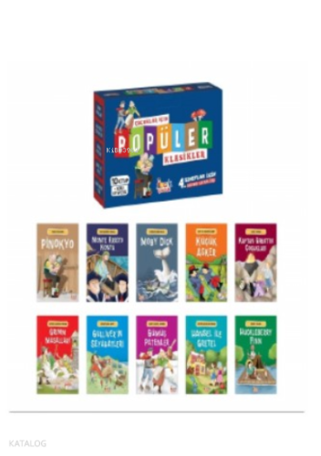 Çocuklar İçin Popüler Klasikler;(10 Kitap+Soru Kitapçılığı)
