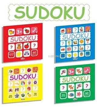 Çocuklar İçin Sudoku Seti - 4 Kitap Takım | benlikitap.com
