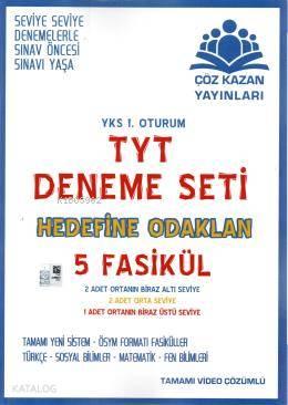 Çöz Kazan Yayınları TYT 5 Fasikül Deneme Seti Çöz Kazan | benlikitap.c