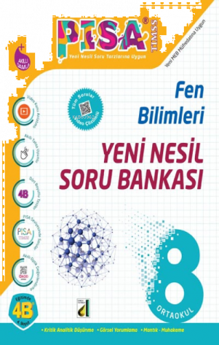 Damla Pisa Yeni Nesil Fen Bilimleri Soru Bankası-8. Sınıf