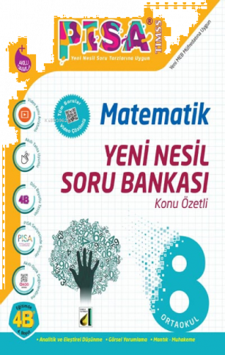 Damla Pisa Yeni Nesil Matematik Soru Bankası-8. Sınıf