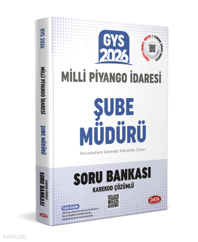 Data Yayınları 2026 Milli Piyango İdaresi Genel Müdürlüğü GYS Şube Müd