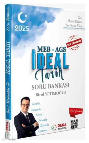 Deka Akademi 2025 MEB-AGS İdeal Tarih Soru Bankası Çözümlü