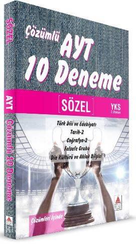 Delta Kültür Yayınları AYT Sözel Çözümlü 10 Deneme Delta Kültür | benl