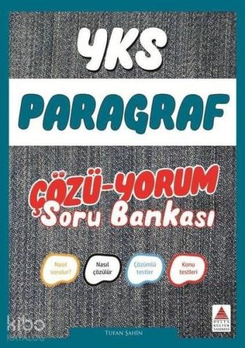 Delta Kültür Yayınları YKS Paragraf Çözü-Yorum Soru Bankası Delta Kült
