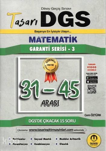 DGS 2020 Garanti Serisi-3 Matematik 31-45 Arası Çözümlü Sorular | benl