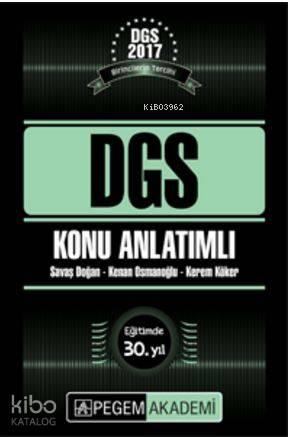 DGS Konu Anlatımlı 2017