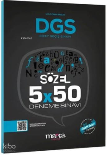 DGS Sözel 5x50 Deneme Sınavı Tamamı PDF Çözümlü Açıklanan Yeni Müfredat Marka Yayınları