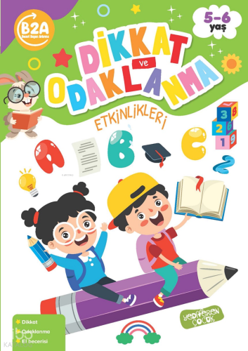 Dikkat Ve Odaklanma Etkinlikleri;5-6 Yaş | benlikitap.com