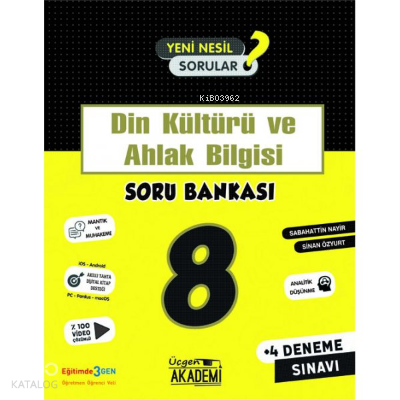 Din Kültürü Ve Ahlak Bilgisi - Soru Bankası | benlikitap.com