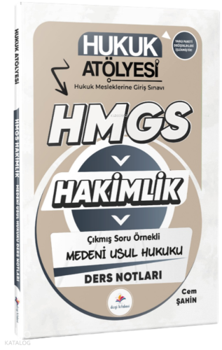 Dizgi Kitap 2026 Hukuk Atölyesi Hakimlik HMGS Hukuk Mesleklerine Giriş