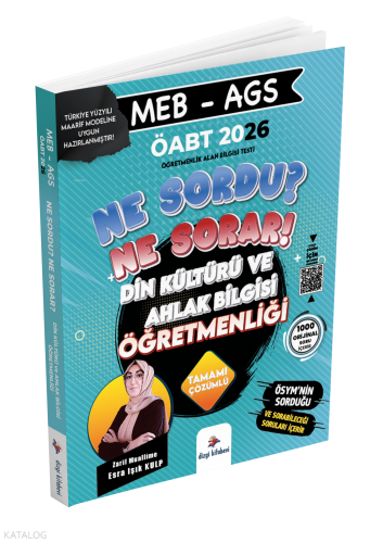 Dizgi Kitap 2026 MEB AGS ÖABT Ne Sordu Ne Sorar Din Kültürü ve Ahlak Bilgisi Öğretmenliği Tamamı Pdf Çözümlü Soru Bankası