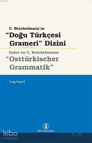 Doğu Türkçesi Grameri Dizini