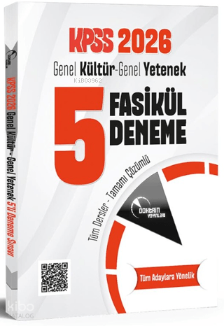 Doktrin Yayınları 2026 KPSS 5 Fasikül Deneme (Tamamı Çözümlü) | benlik
