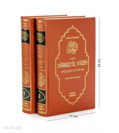 Dualı Dürretül Vaizin (2 Cilt, Takım)