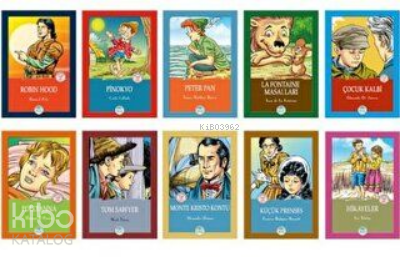 Dünya Çocuk Klasikleri Seti - 6 10 Kitap | benlikitap.com