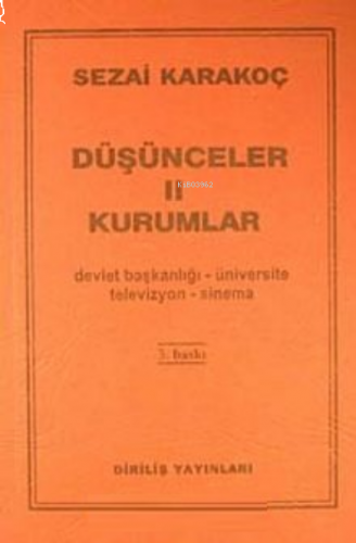 Düşünceler -2 / Kurumlar | benlikitap.com