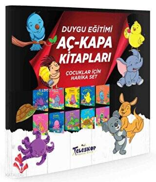 Duygu Eğitimi - Aç Kapa Kitaplar 10 Kitap Set