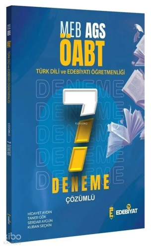 Edebiyat TV ÖABT MEB-AGS Türk Dili Edebiyatı Öğretmenliği 7 Deneme Çöz